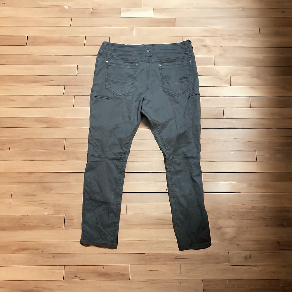 KUHL Born In The Mountains Gray Silver Hardware Zipper🪰Pants! - Picture 4 of 4
